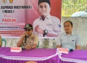 Anggota DPRD Sigi Fadlin Serap Aspirasi Warga Desa Maku.