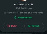 Waspada Penipuan Digital, Nomor WhatsApp Catut Nama Bupati Sigi Tawarkan Jabatan.