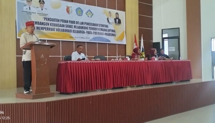 Tingkatkan Kualitas Layanan dan Cegah Stunting, Dinas Pendidikan dan Kebudayaan Sigi Tutup Kegiatan Bimtek PAUD.